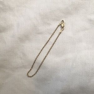 bluboho lasso bracelet 10k yellow gold